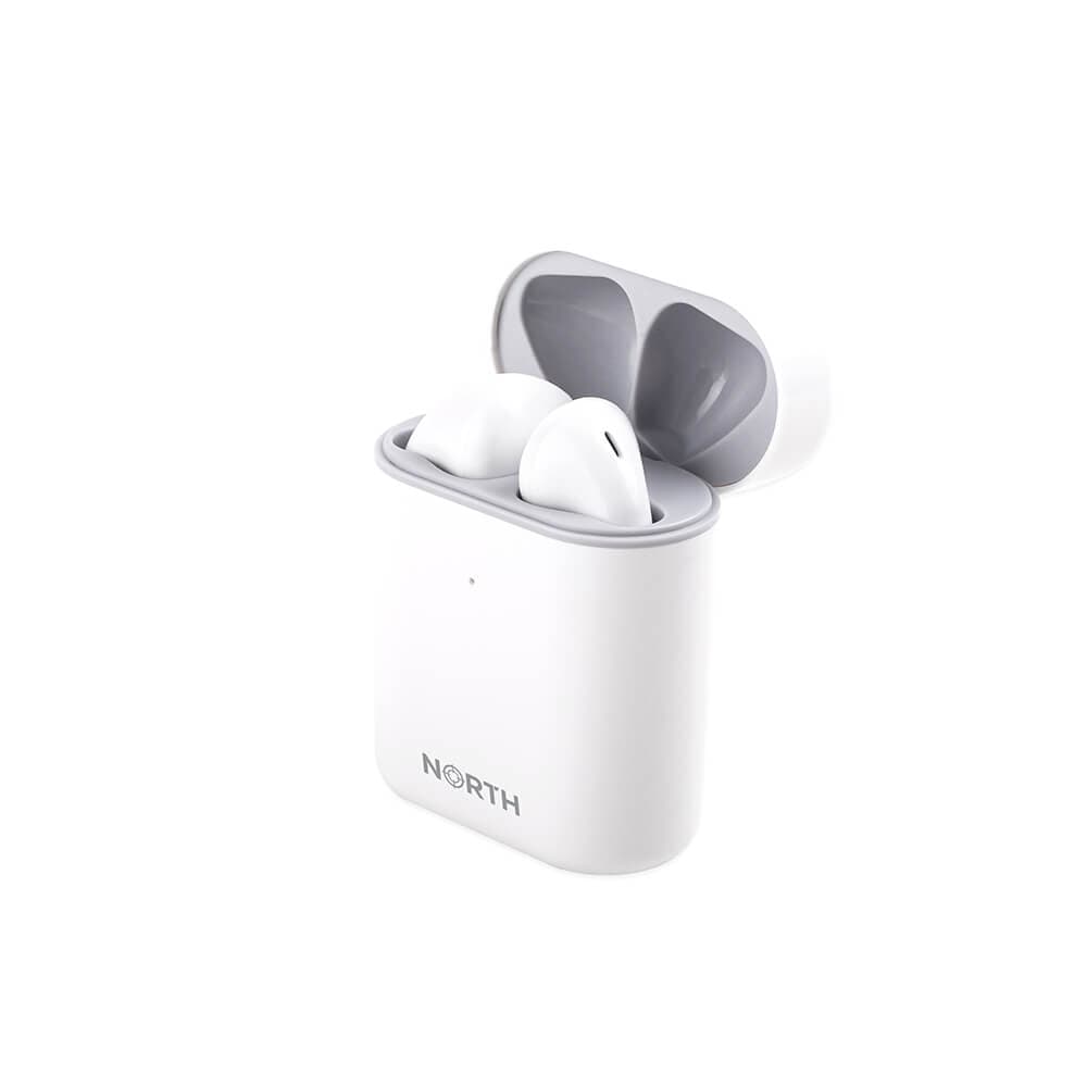 NORTH True Wireless Hovedtelefon TOUCH ONE Hvid