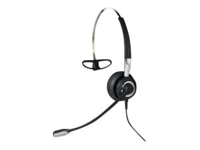 Jabra Biz 2400 II USB Mono CC Headset Kabel Hals-band, Öronkrok, Huvudband Kontor/callcenter Svart, Silver