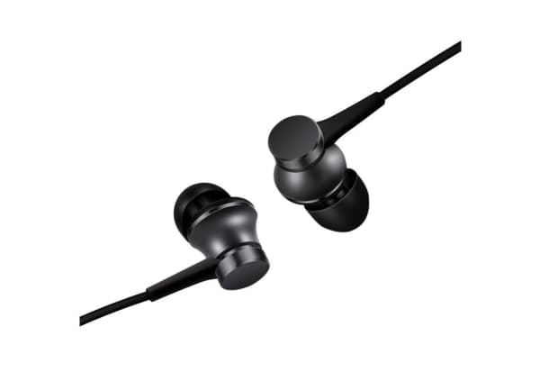 Xiaomi MI Basic - Ørepropper med mikrofon - i øret - kablet - 3,5 mm jakk - svart