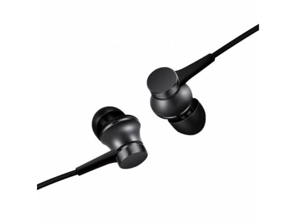 Xiaomi MI Basic - Ørepropper med mikrofon - i øret - kablet - 3,5 mm jakk - svart