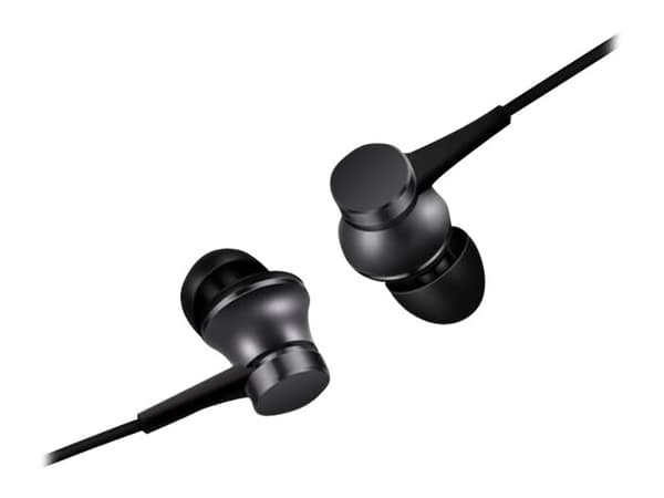 Xiaomi MI Basic - Ørepropper med mikrofon - i øret - kablet - 3,5 mm jakk - svart