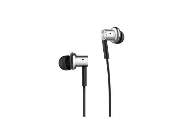 Xiaomi MI Basic - Hörlurar med mikrofon - inuti örat - kabelansluten - 3,5 mm kontakt - silver