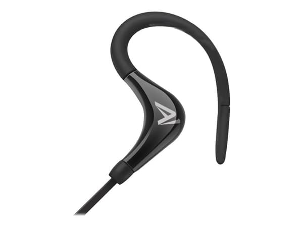 Savio WE-03, Kuulokkeet, In-ear, Urheilu, Musta, Kaksikanavainen, Track <, Kappale >, Volume +, Volume -
