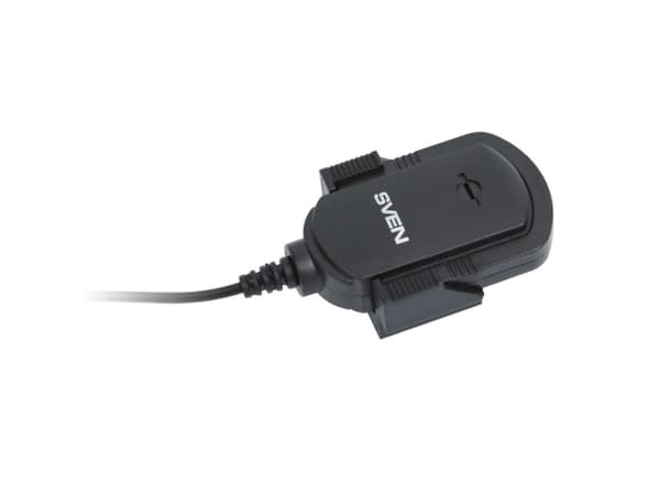 SVEN MK-150, Mikrofon med klemme, -58 dB, 50 - 16000 Hz, Koblet med ledninger (ikke trådløs), 3.5 mm (1/8"), Sort