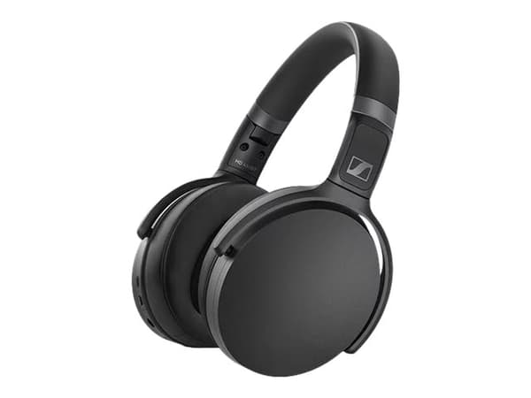 Sennheiser HD 450BT - Hörlurar med mikrofon - fullstorlek - Bluetooth - trådlös - aktiv brusradering - svart