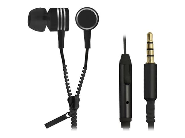 Esperanza EH161K, Kuulokkeet, In-ear, Calls/Music, Musta, Kaksikanavainen, 1,2 m
