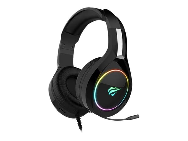 Havit GAMENOTE HV-H2232D E-SPORTS Kabling Sort Headset, Kuulokkeet, Pääpanta, Pelaaminen, Langallinen, Kuppi, Puomi
