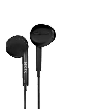 SiGN in-ear Hörlurar 3.5mm - Svart