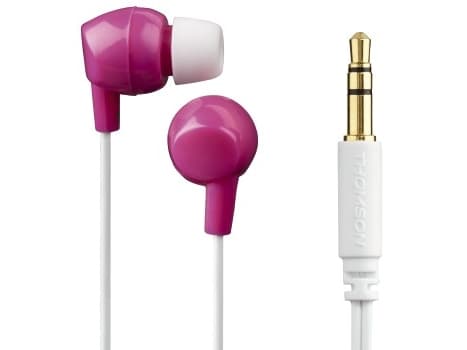 Hama Thomson EAR3106P, Langallinen, 20 - 20000 Hz, Musiikki, Kuulokkeet, Vaaleanpunainen, Valkoinen