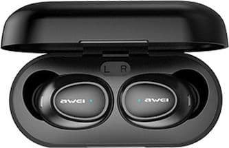Bluetooth 5.0 T16 TWS-hodetelefoner + dokkingstasjon svart