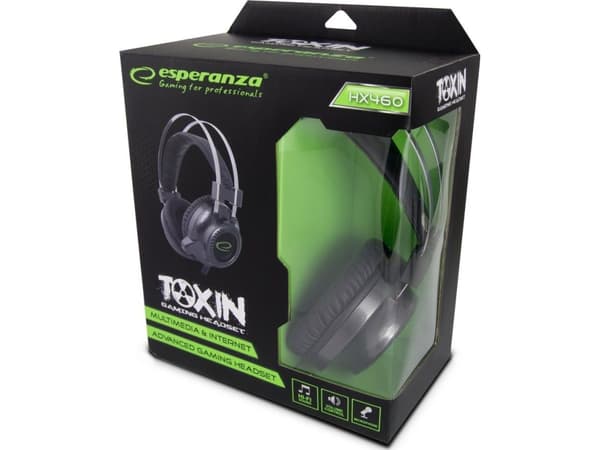 ESPERANZA STEREO GAMING HEADPHONES WITH MICROPHONE TOXIN