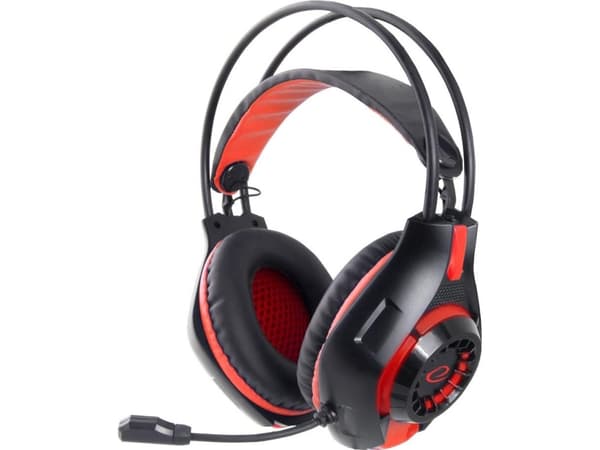 ESPERANZA GAMING HEADPHONE WITH MICROPHONE DEATHSRTIKE RED
