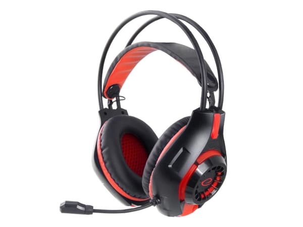 ESPERANZA GAMING HEADPHONE WITH MICROPHONE DEATHSRTIKE RED