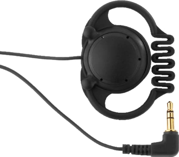 Monacor ES-16, Langallinen, 20 - 20000 Hz, Musiikki, Kuulokkeet, Musta