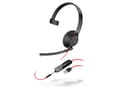 Miniatyrbild 1 av 2: POLY Blackwire 5210, Kabel, Samtal/musik, 125,4 g, Headset, Svart, Röd