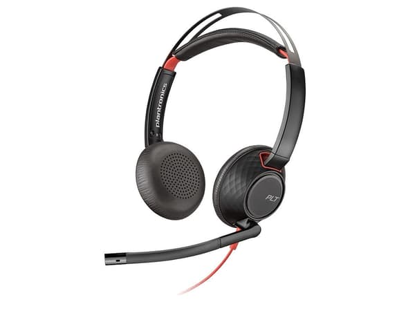 Poly Blackwire C5220 USB-A - 5200 Series - kuulokkeet - korvalla - kaapeli - USB, 3,5 mm jakki