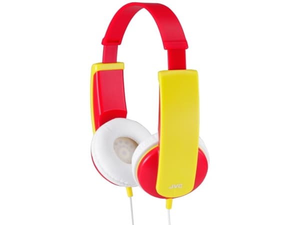JVC HA-KD5, Kuulokkeet, Pääpanta, Musiikki, Punainen, Keltainen, 0,8 m, Langallinen