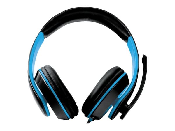 Esperanza EGH300B - Gaming - headset - fullstorlek - kabelansluten - 3,5 mm kontakt - ljudisolerande - condor blue