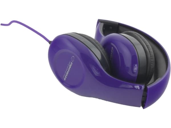 Esperanza EH138V, Hovedtelefoner, Kuuloke, Laji, Violetti, Ledningsført, 3 m