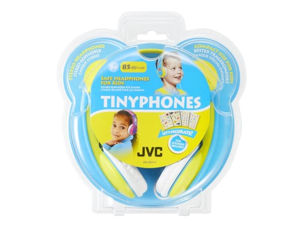 JVC TINYPHONES HA-KD7 - Hörlurar - på örat - kabelansluten - 3,5 mm kontakt