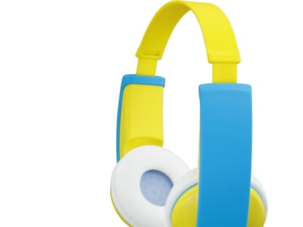 JVC TINYPHONES HA-KD5 - Hodetelefoner - full størrelse - kablet - 3,5 mm jakk - gul