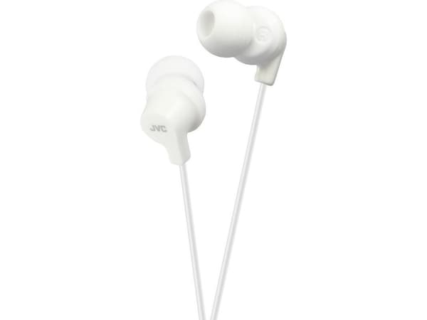 JVC HA-FX10-W-E, Langallinen, 8 - 23000 Hz, Musiikki, 3,3 g, Kuulokkeet, Valkoinen
