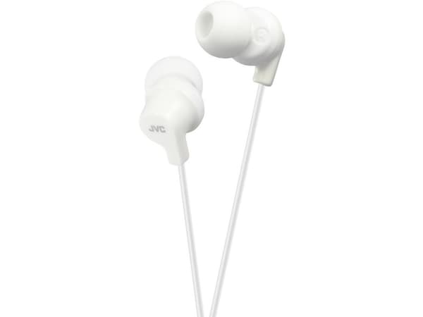 JVC HA-FX10-W-E, Langallinen, 8 - 23000 Hz, Musiikki, 3,3 g, Kuulokkeet, Valkoinen