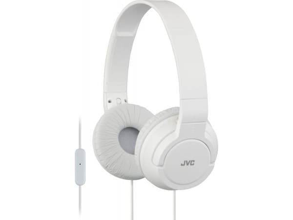 JVC HA-SR185-W-E, Kuulokkeet, Pääpanta, Calls/Music, Valkoinen, Kaksikanavainen, Painikkeet