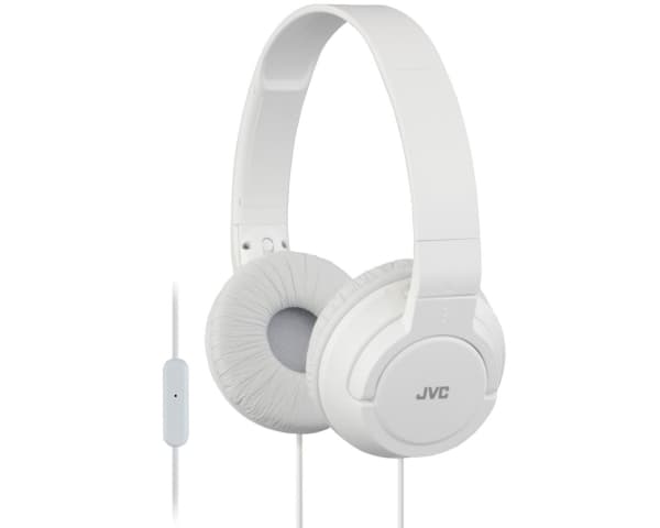 JVC HA-SR185-W-E, Kuulokkeet, Pääpanta, Calls/Music, Valkoinen, Kaksikanavainen, Painikkeet