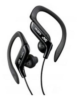 JVC HA-EB75-B-E - Sports - ørepropper - ørepropp - over-øret-montering - kablet - 3,5 mm jakk - svart