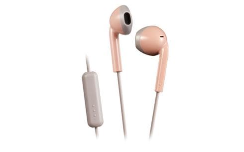 JVC HA-F19M - Kuulokkeet - korvanapit - vaaleanpunaiset - binauraaliset - moninäppäimiset - painikkeet (HA-F19M-PT)