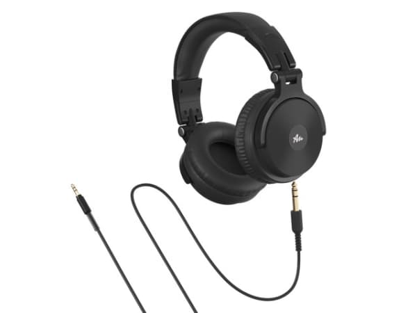Audictus VOYAGER, Ledning & Trådløs, Samtaler/musikk, 20 - 22000 Hz, 240 g, Hodetelefoner, Sort
