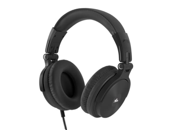 Audictus VOYAGER, Ledning & Trådløs, Samtaler/musikk, 20 - 22000 Hz, 240 g, Hodetelefoner, Sort