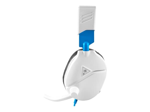 Turtle Beach RECON 70P - Headset - fullstorlek - kabelansluten - 3,5 mm kontakt - ljudisolerande - vit