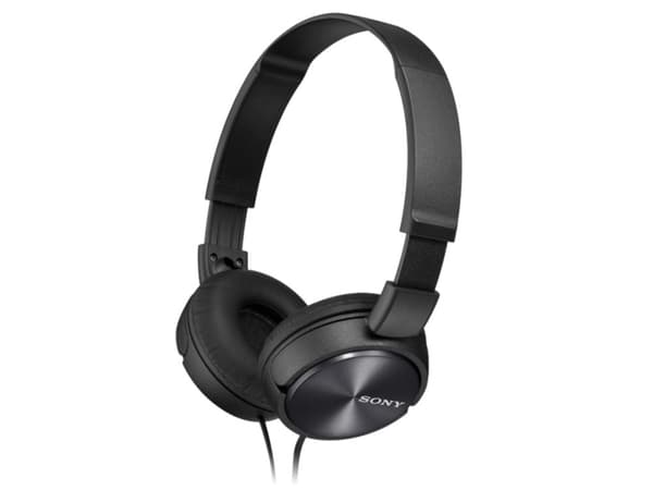 Sony MDR-ZX310AP - ZX Series - hörlurar med mikrofon - fullstorlek - kabelansluten - 3,5 mm kontakt - svart