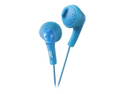 JVC HA-F160-A Gumy - Ørepropper - ørepropp - kablet - 3,5 mm jakk - peppermynteblå