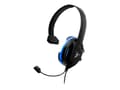 Miniatyrbilde 1 av 5: Turtle Beach RECON CHAT - Hodesett - full størrelse - kablet - 3,5 mm jakk - svart/blå - for Sony PlayStation 4, Sony PlayStation 4 Pro, Sony PlaySta