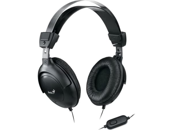Genius Computer Technology HS-505X, Kabel, Samtal/musik, 20 - 20000 hz, 319 g, Headset, Svart