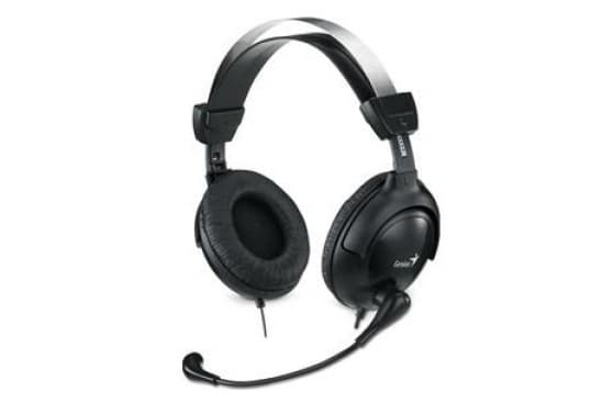 Genius Computer Technology HS-505X, Kabel, Samtal/musik, 20 - 20000 hz, 319 g, Headset, Svart