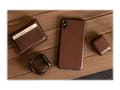 Miniatyrbild 3 av 5: Nomad Rugged Case - Fodral för hörlurar - robust - polykarbonat, Horween-läder - rustikt brun - för Apple AirPods (1:a generation, 2a generation)