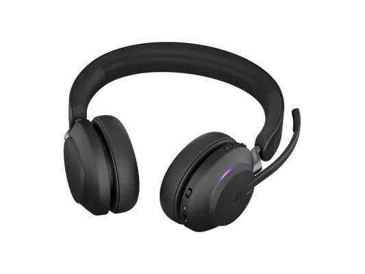 Jabra Evolve2 65, MS Stereo, Langaton, Toimisto/puhelukeskus, 20 - 20000 Hz, 176,4 g, Kuulokkeet, Musta