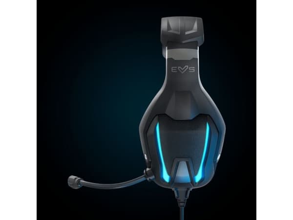 Energy Sistem ESG 5 SHOCK, Koblet med ledninger (ikke trådløs), Spilling, 20 - 20000 Hz, 368 g, Hodetelefoner, Sort, Blå