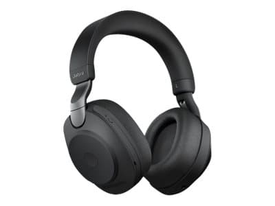 Jabra Evolve2 85 UC Stereo - Hodesett - full størrelse - Bluetooth - trådløs, kablet - aktiv støydemping - 3,5 mm jakk - lydisolerende - svart