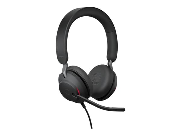 Jabra Evolve2 40, UC Stereo, Langallinen, Toimisto/puhelukeskus, 20 - 20000 Hz, 188 g, Kuulokkeet, Musta