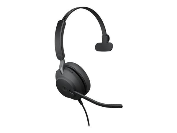 Jabra Evolve2 40 MS Mono - Headset - på örat - konvertibel - kabelansluten - USB-A - ljudisolerande - Certifierad för Microsoft-teams