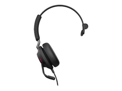 Jabra Evolve2 40 MS Mono - Headset - på örat - konvertibel - kabelansluten - USB-A - ljudisolerande - Certifierad för Microsoft-teams