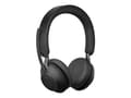 Miniatyrbilde 3 av 5: Jabra Evolve2 65 UC Stereo - Hodesett - on-ear - Bluetooth - trådløs - USB-C - lydisolerende - svart - med ladestativ