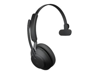 Jabra Evolve2 65 UC Mono - Headset - på örat - konvertibel - Bluetooth - trådlös - USB-C - ljudisolerande - svart