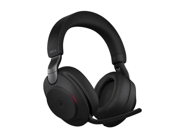 Jabra Evolve2 85 MS Stereo - Headset - fullstorlek - Bluetooth - trådlös, kabelansluten - aktiv brusradering - 3,5 mm kontakt - ljudisolerande - svar