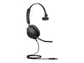 Miniatyrbild 1 av 5: Jabra Evolve2 40 UC Mono - Headset - på örat - konvertibel - kabelansluten - USB-A - ljudisolerande